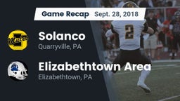 Recap: Solanco  vs. Elizabethtown Area  2018