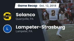 Recap: Solanco  vs. Lampeter-Strasburg  2018