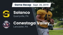 Recap: Solanco  vs. Conestoga Valley  2019