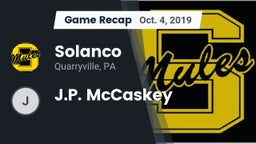 Recap: Solanco  vs. J.P. McCaskey 2019