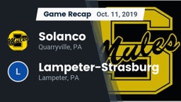 Recap: Solanco  vs. Lampeter-Strasburg  2019