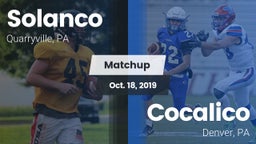 Matchup: Solanco  vs. Cocalico  2019