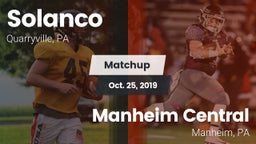 Matchup: Solanco  vs. Manheim Central  2019