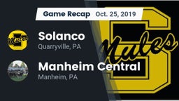 Recap: Solanco  vs. Manheim Central  2019