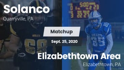 Matchup: Solanco  vs. Elizabethtown Area  2020