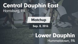 Matchup: Central Dauphin East vs. Lower Dauphin  2016