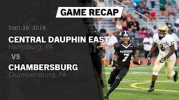 Recap: Central Dauphin East  vs. Chambersburg  2016