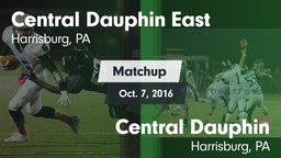 Matchup: Central Dauphin East vs. Central Dauphin  2016