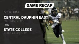 Recap: Central Dauphin East  vs. State College  2016