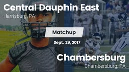 Matchup: Central Dauphin East vs. Chambersburg  2017
