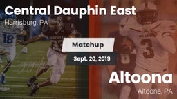 Matchup: Central Dauphin East vs. Altoona  2019