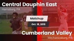 Matchup: Central Dauphin East vs. Cumberland Valley  2019