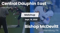 Matchup: Central Dauphin East vs. Bishop McDevitt  2020