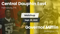 Matchup: Central Dauphin East vs. Governor Mifflin  2020