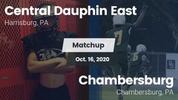 Matchup: Central Dauphin East vs. Chambersburg  2020