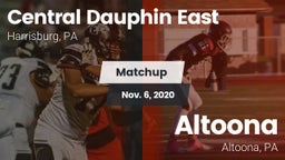 Matchup: Central Dauphin East vs. Altoona  2020