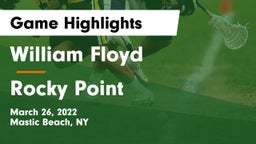 William Floyd  vs Rocky Point  Game Highlights - March 26, 2022