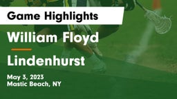 William Floyd  vs Lindenhurst  Game Highlights - May 3, 2023