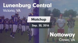 Matchup: Lunenburg Central vs. Nottoway  2016
