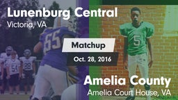 Matchup: Lunenburg Central vs. Amelia County  2016