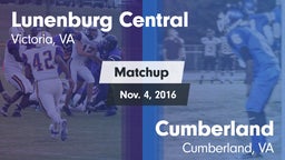 Matchup: Lunenburg Central vs. Cumberland  2016