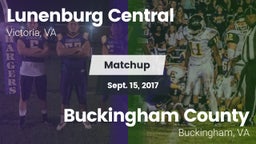 Matchup: Lunenburg Central vs. Buckingham County  2017