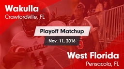 Matchup: Wakulla  vs. West Florida  2016