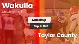 Matchup: Wakulla  vs. Taylor County  2017