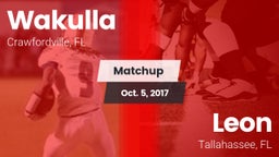 Matchup: Wakulla  vs. Leon  2017