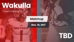 Matchup: Wakulla  vs. TBD 2017