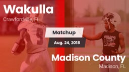 Matchup: Wakulla  vs. Madison County  2018