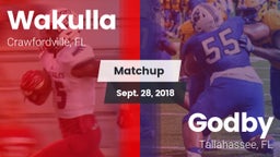 Matchup: Wakulla  vs. Godby  2018
