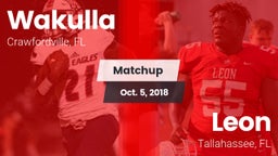 Matchup: Wakulla  vs. Leon  2018