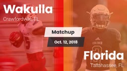Matchup: Wakulla  vs. Florida  2018