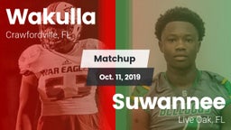 Matchup: Wakulla  vs. Suwannee  2019
