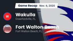 Recap: Wakulla  vs. Fort Walton Beach  2020