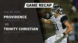 Recap: Providence  vs. Trinity Christian  2016