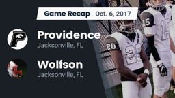 Recap: Providence  vs. Wolfson  2017