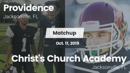 Matchup: Providence High vs. Christ's Church Academy 2019