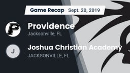 Recap: Providence  vs. Joshua Christian Academy 2019