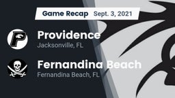 Recap: Providence  vs. Fernandina Beach  2021