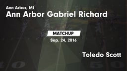 Matchup: Father Gabriel Richa vs. Toledo Scott  2016