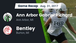Recap: Ann Arbor Gabriel Richard  vs. Bentley  2017