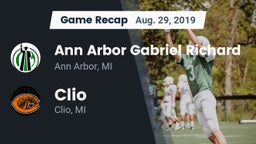 Recap: Ann Arbor Gabriel Richard  vs. Clio  2019