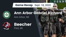 Recap: Ann Arbor Gabriel Richard  vs. Beecher  2020