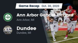 Recap: Ann Arbor Gabriel Richard  vs. Dundee  2020