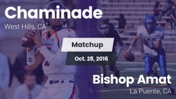 Matchup: Chaminade High vs. Bishop Amat  2016