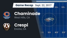 Recap: Chaminade  vs. Crespi  2017