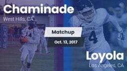 Matchup: Chaminade High vs. Loyola  2017