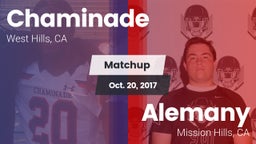 Matchup: Chaminade High vs. Alemany  2017
